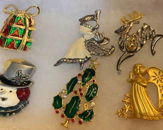 Christmas Brooches