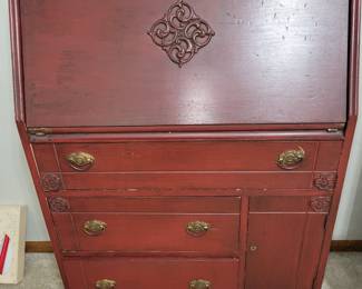 Antique drop down small desk