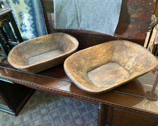 Antique Wooden Grain or Rice Scoops