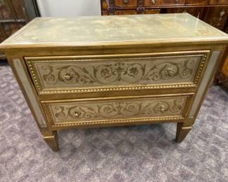 Theodore Alexander Paint Decorated Chest