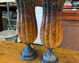 Pair Vintage Decorator Lamps