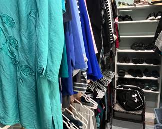 A plethora of clothing and shoes 