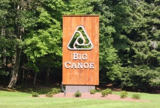 BIG CANOE SIGN