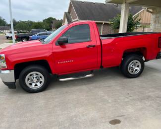 Let's start with a terrific 2017 Chevy Silverado pickup - WITH LESS THAN 15,000 MILES ON IT! YES,  15,000 IS RIGHT!