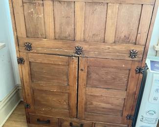 Antique music cabinet