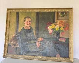 Large portrait of woman