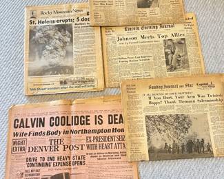 old newspapers