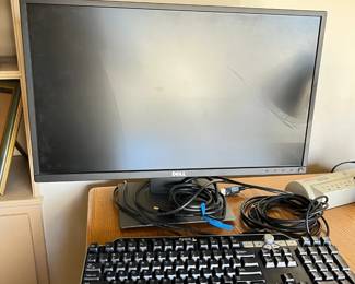 dell monitor and keyboard