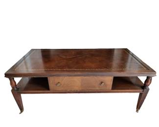 Vintage Mahogany Magazine Table