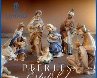 7-pc Lladro Nativity Set bid #13