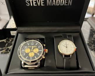 Pair of Steve Madden watches 