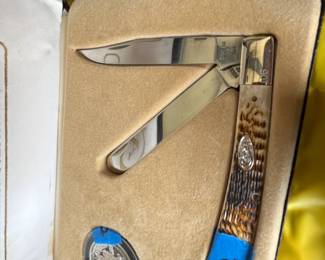 Chase knife with silver dollar set.  