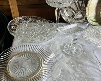 Loads Of Cut Glass And Crystal Pieces