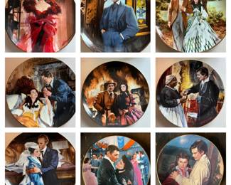 Gone With The Wind decorative plates
