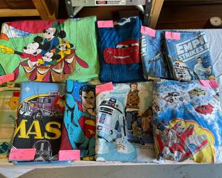 Vintage Bed Sets MASK, SuperMan, Transformers, Star Wars, Disney, Winnie The Pooh, Cars