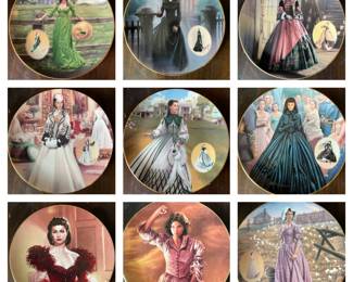 Gone With The Wind decorative plates