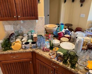 Kitchen Items, Yellow Ware Bowls