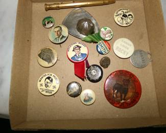 Political Pins, Etc.