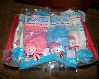 New Old Stock Child's Swim Caps