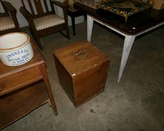 Coffee Advertising Crate 