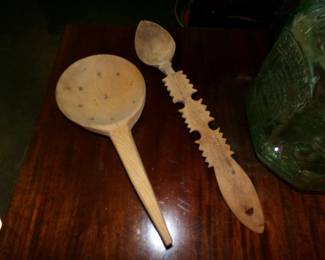 Carved Wooden Spoons 