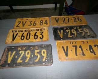 More NY License Plates