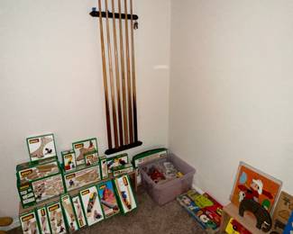 Vintage Brio Sets/pool sticks/etc