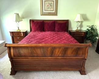 Country Living Collection by Lane king size sleigh bed