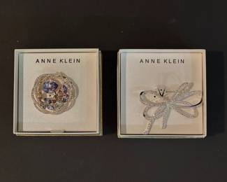 Anne Klein brooches 