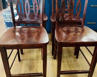 Set of (4) Heavy Barstools