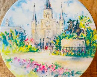 Vintage Jackson Square New Orleans Tin