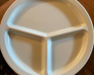 Vintage Texas Ware Divided Plates 
     Set of (10)