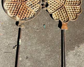 Inside View of French Waffle Iron