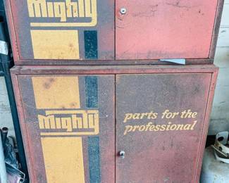 Super Cool Vintage Mighty Tools Tool
cabinet 