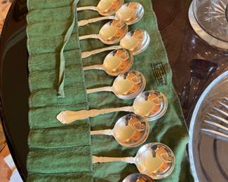 Sterling soup spoons