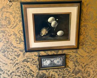 Original art “eggs in glass bowl”