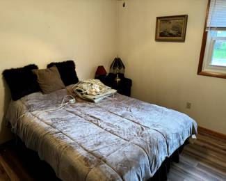 Full size bed, mattress and frame