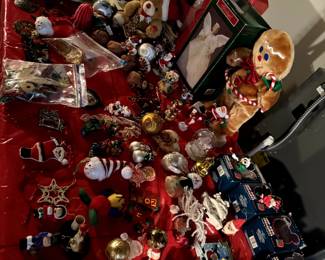 Basement full of Christmas