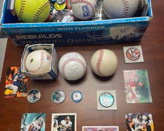 CT334Football  Baseball Memorabilia