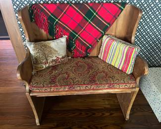 Antique English Pub Benches 1 of 2