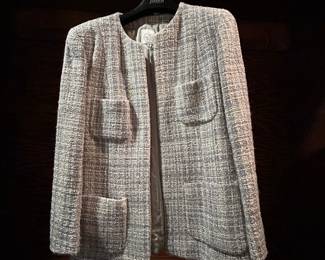 Grey Tweed Jacket Size Medium