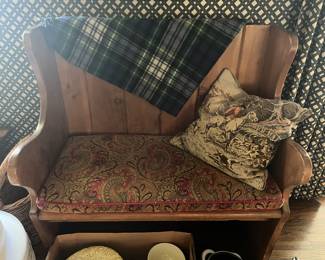 Antique English Pub Benches 2 of 2