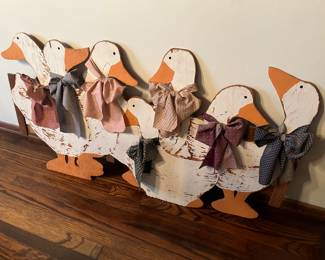Geese Wood Cut Out