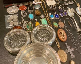 Sterling Silver items and jewelry 