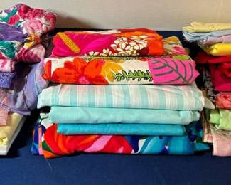 Floral Summer Fabrics Coverlet