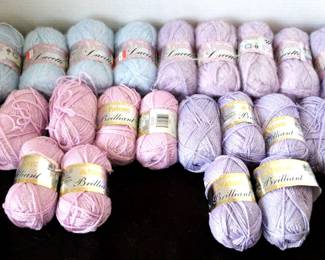 Pastel Mohair Sparkles Yarns