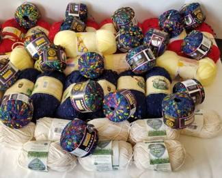 Red yellow blue and cream