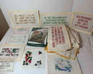 Lg Qty sayings Tapestry canvas Projects