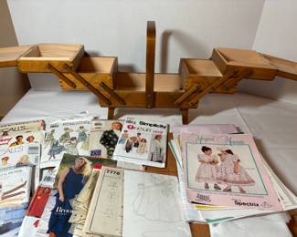 Vintage Sewing Box Patterns