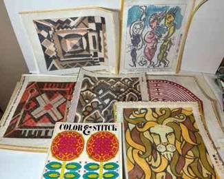 Abstract Tapestry Canvas Patterns